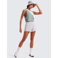 thumbnail image 3 of Musculosa CRZ YOGA de Algodón Pima sin Mangas Jade Gris Talle L, 3 of 6
