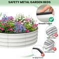 thumbnail image 6 of ChaoLink 3x3x1 FT Raised Garden Beds,2 Pack Galvanized Raised Garden Bed for Gardening, Round Metal Planter Box for Flower Plants, 6 of 7