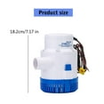 thumbnail image 5 of Non Automatic 3700GPH Submersible Bilge Pump 24V Resistant Marine Use, 5 of 12