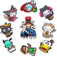 thumbnail image 4 of Sanrio Anime Stitch Crocs Halloween Hellokitty Kuromi PVC Shoe Charms Aceessories Croc Decoration Kids Nightmare Christmas Gift, 4 of 4