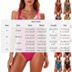 thumbnail image 2 of Traje de baño de una pieza para mujer, conjuntos de bikini para mujer estilo europeo y traje de baño bikini para mujer con borde liso, traje de baño de vacaciones para aguas termales, ropa de baño par, 2 of 7