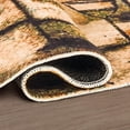 thumbnail image 5 of Wine Kitchen Rug and Sets 2 Piece Non Skid Washable mat for Vintage Kitchen mats for Floor Retro Microfiber Kitchen Decor, 5 of 6