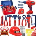 thumbnail image 1 of Toys Games Kids,Christmas Decorations Toys Clearance,Kids Tool Set 48 Pcs Kids Tool Set Pretend Play Kids Toys with Tool Box and Electronic Toy Drill Toy Tools for Toddler Boys Girl Kid Child Ages 3+, 1 of 8