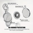 thumbnail image 7 of 4 Pack for Airtag Holder Silicone Keychain Waterproof Protector Airtags Case, Secure Key Ring Compatible with Apple Finder Tracker Accessories for Pets Collar Strap/Keys/Bags, 7 of 7