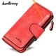 thumbnail image 2 of Cartera de cuero largo con grabado de nombre para mujer, tarjetero clásico de alta calidad, monedero con cremallera, 2022, 2 of 4