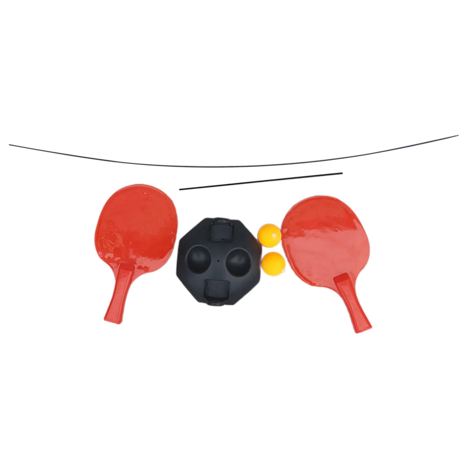 Dualoai Table Tennis Self Training Improve Hand Eye Coordination Self Workout Pong Balls
