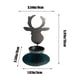 thumbnail image 3 of Portavelas Navideos, Decoracin De Mesa Con Forma De Ciervo, Pequeos Candelabros De Hierro, Diseo De Copo De Nieve Y Estrella, Artculos Para Fiestas Navideas, Ideas De Regalos Para El, UKHBMC, 3 of 8