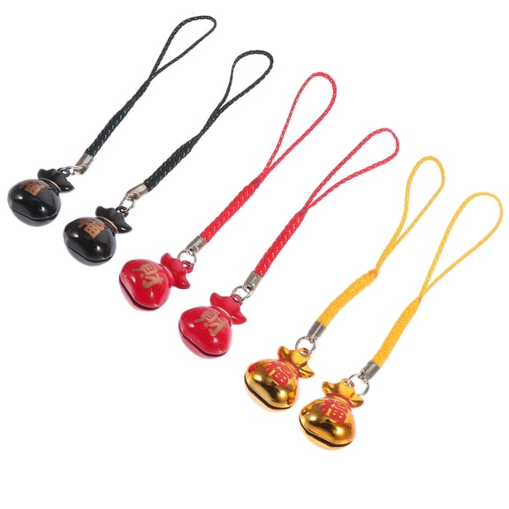 HINTRMENT 6Pcs Lucky Phone Charm for Phone and Bag Accessory for Everyday Use and present Giving