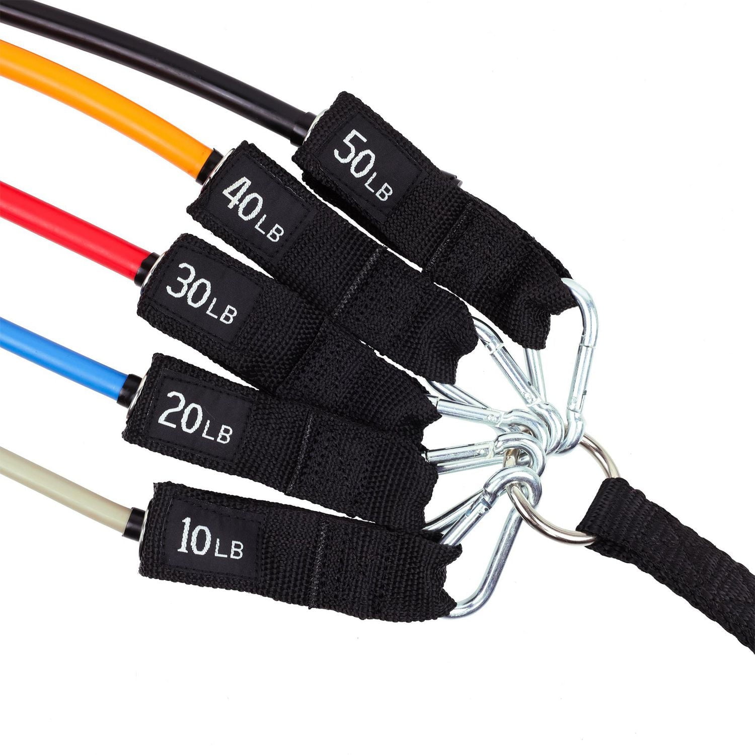 GoZone All-in-One Resistance Band Set – Multi-Colour, Includes ankle cuffs