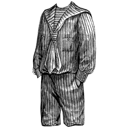 Sewing Pattern: 1891 Sailor Suit for Boy 8-10 Yrs. 27