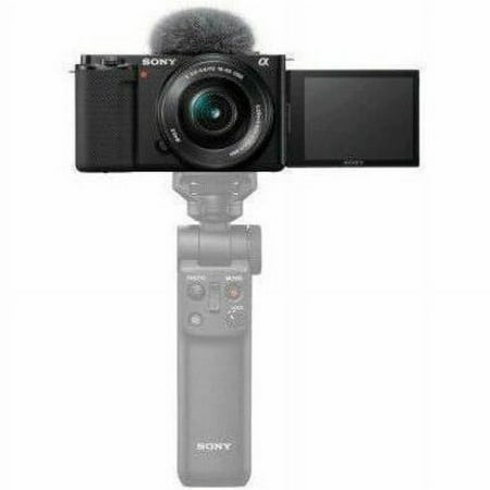 Sony - Alpha ZV-E10 Kit Mirrorless Vlog Camera with 16-50mm Lens - Black