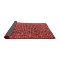 thumbnail image 2 of Ahgly Company Indoor Square Abstract Red Modern Area Rugs, 3' Square, 2 of 4