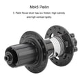 thumbnail image 3 of Greeniant 1 par de cubo de rueda trasera delantera de repuesto para bicicleta de montaña, rodamiento de 32 agujeros, cubo libre de 100/142mm, piezas de Ciclismo Negro Greeniant OD027827-01, 3 of 6