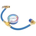 thumbnail image 3 of A/C Pressure Gauge, Fluoridize Single Valve 0-250psi Refrigerant Pressure Meter Plastic And Metal  For Automobile, 3 of 8