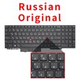 thumbnail image 1 of US Russian For Keyboard Lenovo ThinkPad Backlit Keyboard E15 Gen1 E15 Gen2 R15 Notebook Layout RU Original, 1 of 6