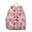 Pink-78, variant on Boho Dog Aesthetic Student Backpack – Playful Puppy Paw Print with Bone and Tail Cartoon Design, Artistic Watercolor Style for School