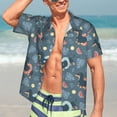 thumbnail image 5 of Lsque Dachshund Dog Puppy pattern Hawaiian Shirt for Men, Unisex Summer Beach Casual Short Sleeve Button Down Shirts-XX-Large, 5 of 9