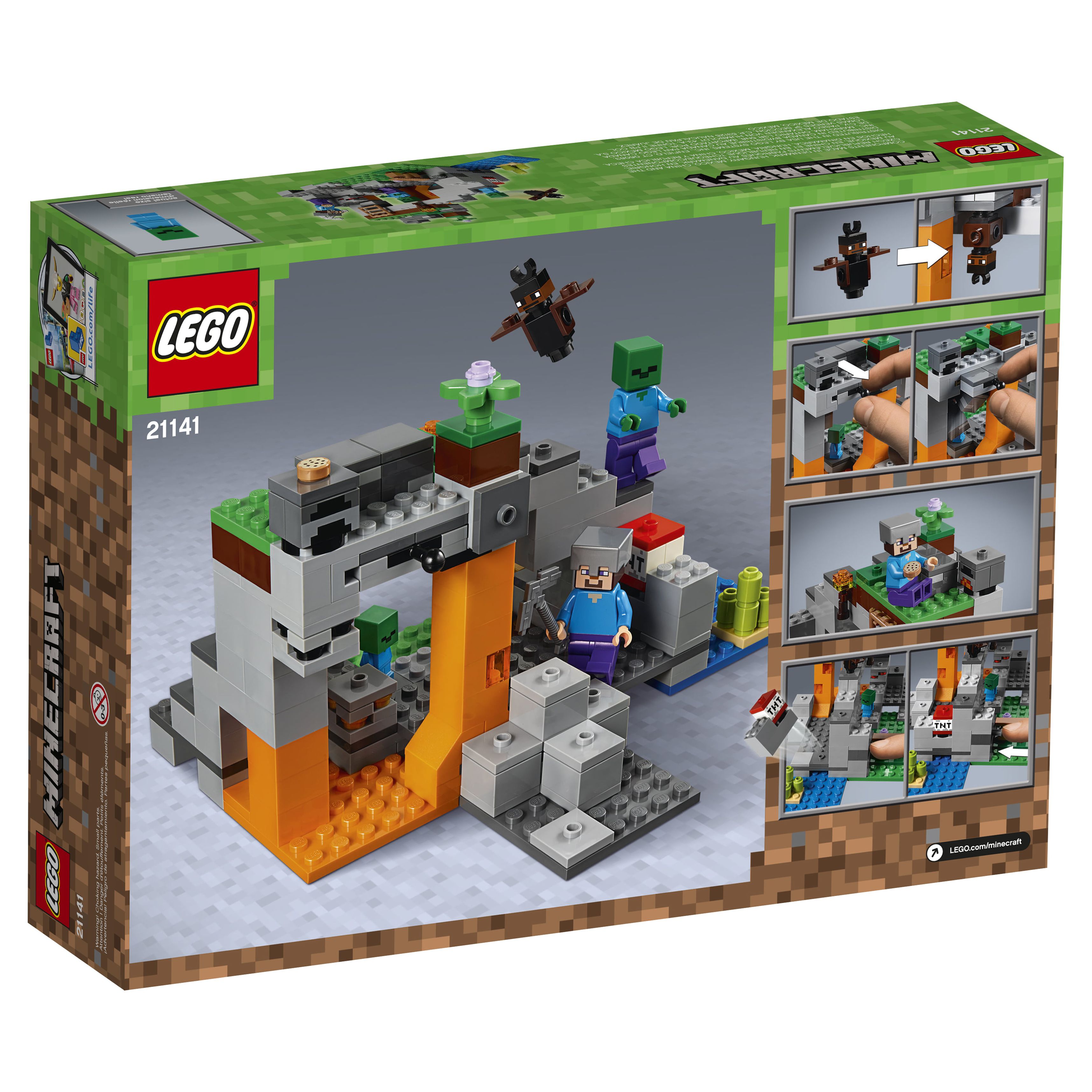 LEGO Minecraft The Zombie Cave 21141 Building Kit for Creative Play - image 5 of 7