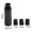 black, variant on LLDI Car Gear Shift Knob 8.5 CM 5 /6 Speed Gear with 3 Adapters for Most Vehicles new Color