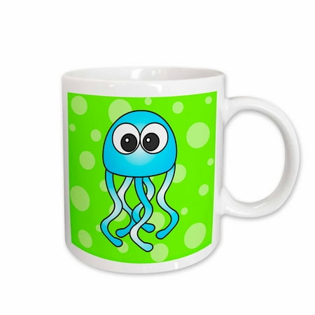 

Blue Kawaii Jellyfish 11oz Mug mug-6347-1