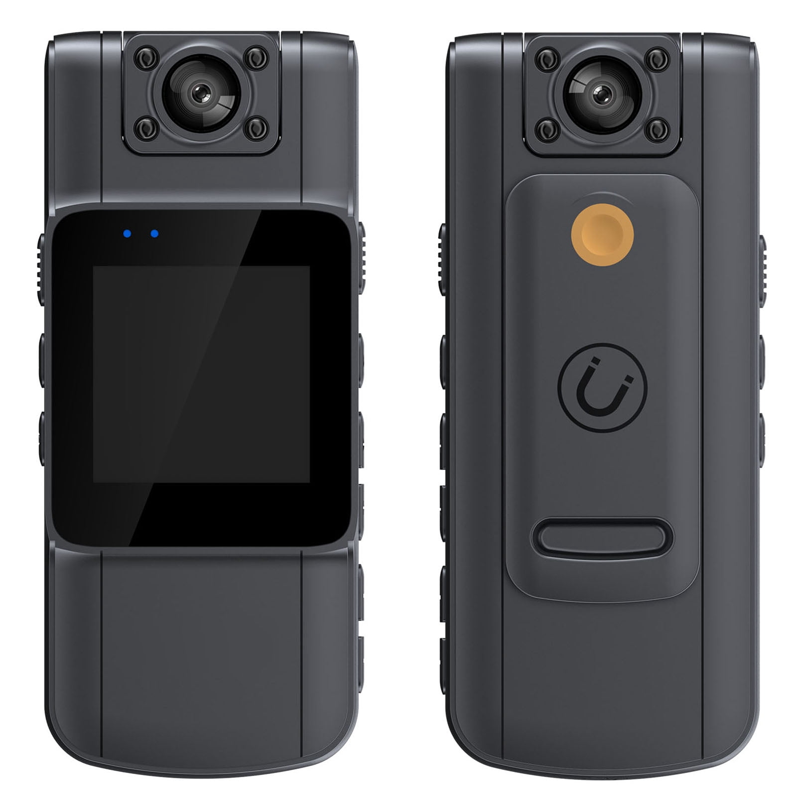 HUISZJ Mini Body Camera, Wearable Portable Cameras Recorder, Video Recording Night Version Camcorder Clip Design for Work Traveling