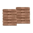 thumbnail image 2 of Superior Aria Turkish Cotton 12-Piece Face Towel Set, Ultra Soft Heavyweight Towels, Taupe, 2 of 6