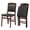 Brown, variant on Costway 2 Pack Folding Dining Chairs Foldable Chairs with PVC Padded Seat & High Backrest