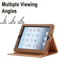thumbnail image 3 of JYtrend Case for 10.9 inch iPad Air 5th/ Air 4th Generation, Multi Viewing Stand Folio Smart Cover With Pocket Auto Wake Up/Sleep For iPad Air 4/Air 5 A2588 A2589 A2316 A2324 A2072 (Brown), 3 of 5