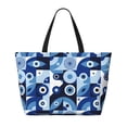 thumbnail image 2 of Disketp Evil Eye Bolsa de Playa de Gran Capacidad, Bolso Impermeable y a Prueba de Arena para Mujer, Ideal para Playa, Piscina y Natación, 2 of 7