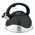 thumbnail image 2 of American Dream Home Goods 3L Stainless Steel Stovetop Whistling Tea Kettle with Cool Touch Nylon Handle, Black, 2 of 8