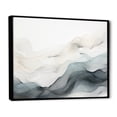 thumbnail image 2 of Designart "Blue Grey Line Art Conceptual modern II" Modern Floater Framed Wall Decor, 2 of 7