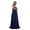 Navy Blue, variant on inhzoy Kids Flower Girls Halter Lace Chiffon Tulle Maxi Gown Dress