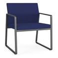 thumbnail image 1 of Fauteuil d'Appoint Surdimensionné Gansett pour Réception / Acier Charbon / Bleu, 1 of 5
