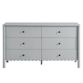 thumbnail image 6 of Dresser Drawer Chest, Light Gray, Wood, Hotel Bedroom, Modern Contemporary, HB37722, 6 of 10