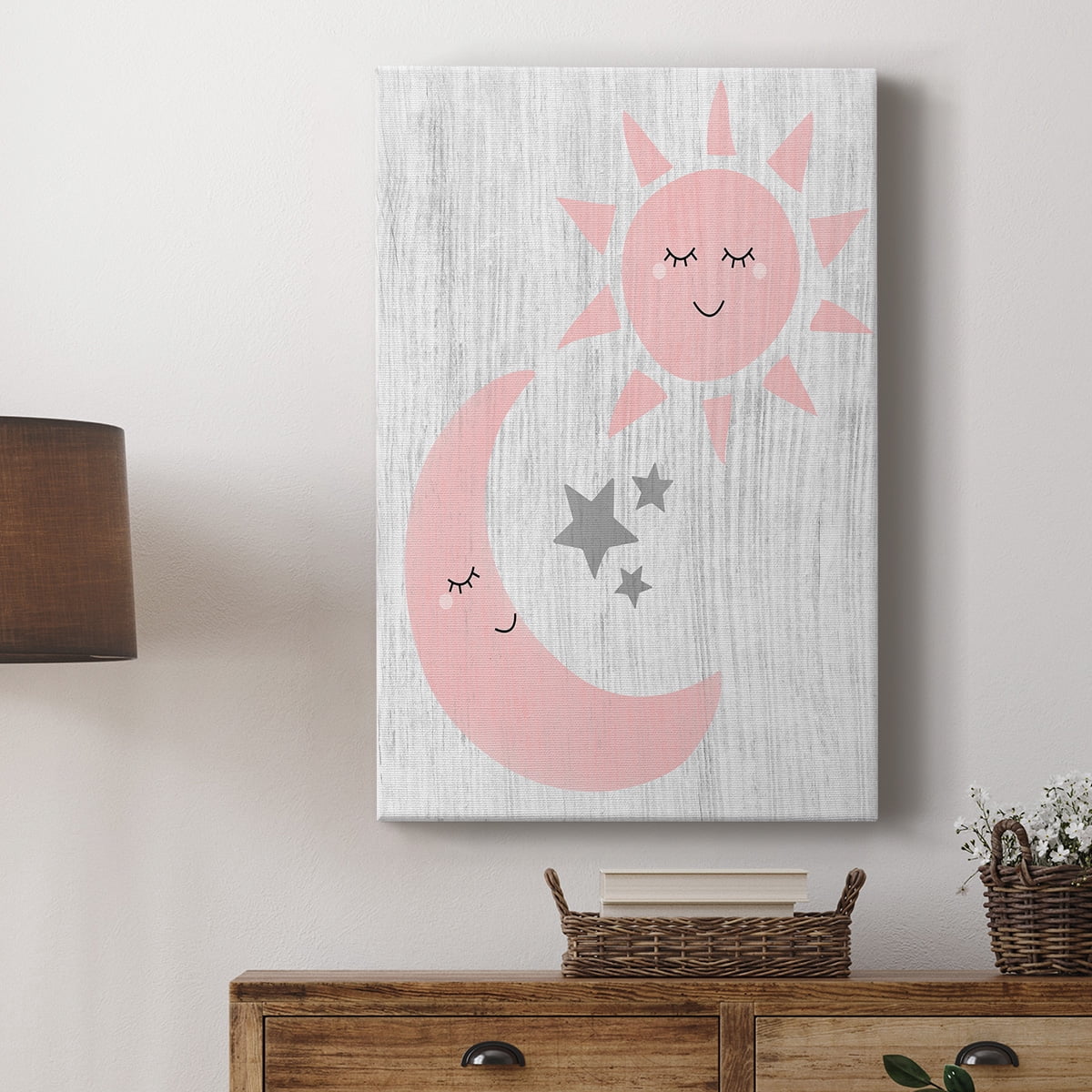 Sun and Moon Premium Gallery Wrapped Canvas - Ready to Hang