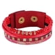thumbnail image 1 of Moda prensa hebilla brazalete cuentas acrílicas pulsera joyería de mano accesorios de regalo rojo, 1 of 3