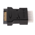 thumbnail image 3 of IDE de → Conector Convertidor Adaptador de Corriente de 15 pines Conveniencia de Intercambiabilidad Soledad Convertidor de potencia SATA ABS, 3 of 8
