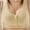 Beige, variant on Darzheoy Wire-Free Bra for Women Bras Plus Size Front Buckle Comfortable Breathable Base Solid Non-Steel Ring Non-Magnetic Buckle Beauty Back Underwear Womens Sports Bras 36/80