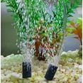thumbnail image 2 of Nvzi Piedras difusoras de aire para acuario de 2,5 cm (1 pulgada), paquete de 12 unidades, difusor de burbujas, aireador, accesorios para bombas de aire para acuarios, peceras e hidroponía., 2 of 4