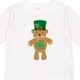 thumbnail image 4 of Inktastic St Patricks Day Irish Teddy Bear Shamrock Boys or Girls Long Sleeve Toddler T-Shirt, 4 of 5