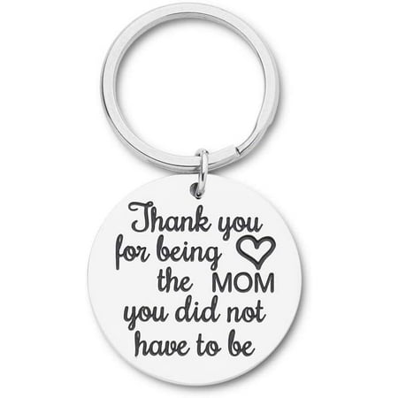 Step Mom Gifts For Step Mothers’ Day Keychain From Daughter Son To New