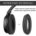 thumbnail image 3 of Almohadillas de repuesto para auriculares QC35, QC35 negras Jormftte XM094-1, 3 of 7