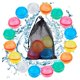 thumbnail image 5 of Bola de agua de silicona magnética para niños, bola de agua de silicona con cierre automático, bola de agua magnética para festivales de salpicaduras de agua, 5 of 7