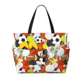 thumbnail image 1 of Easygdp Colorful Balls Bolsa de Viaje de Playa de Gran Capacidad, Bolsa Tote Perfecta para la Playa, Escapadas de Fin de Semana y Viajes, 1 of 7