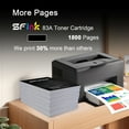 thumbnail image 5 of 83A Black 4-Pack Toner Cartridge High Yield Compatible for HP83A CF283A Toner Cartridges for LaserJet Pro M201dw MFP M125nw M127fn M127fw M225dn M225dw Series Printer, 5 of 6