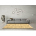thumbnail image 3 of Ahgly Company Indoor Square Abstract Brown Contemporary Area Rugs, 8' Square, 3 of 4