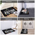 thumbnail image 6 of KLL I Love With Autism To The Moon And Back Print Front Door Mat Indoor Outdoor Entrance, Non-Slip Mat All-Weather Doormat Indoor Outdoor Rug Patio Porch Entryway Mat, 23.6''x15.7'', 6 of 7