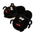 thumbnail image 3 of Wovix Cute Animal Slippers Boys Girls House Shoes Non Warm Soft Winter Fuzzy Indoor Slipper Basic Soft Daily Bedroom Dormitory Black 39, 3 of 6