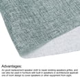 thumbnail image 4 of Gray Speaker Grill Cloth 40"x58" Stereo Box Fabric Dustproof Mesh, 4 of 5