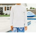 thumbnail image 5 of Boys UPF 50+ Recycled Nylon Long Sleeve Rashguard | White, 5 of 5